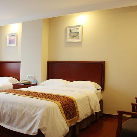Greentree Inn Anhui Guangde Zhongyang Lecheng Business Hotel Exterior foto