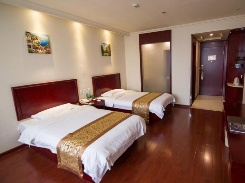Greentree Inn Anhui Guangde Zhongyang Lecheng Business Hotel Exterior foto