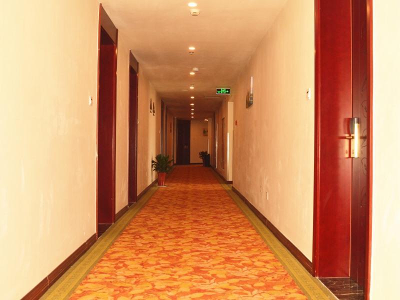 Greentree Inn Anhui Guangde Zhongyang Lecheng Business Hotel Exterior foto