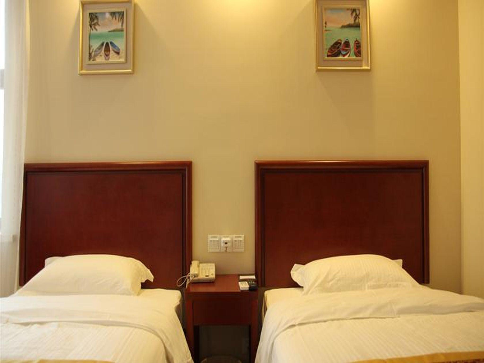 Greentree Inn Anhui Guangde Zhongyang Lecheng Business Hotel Exterior foto