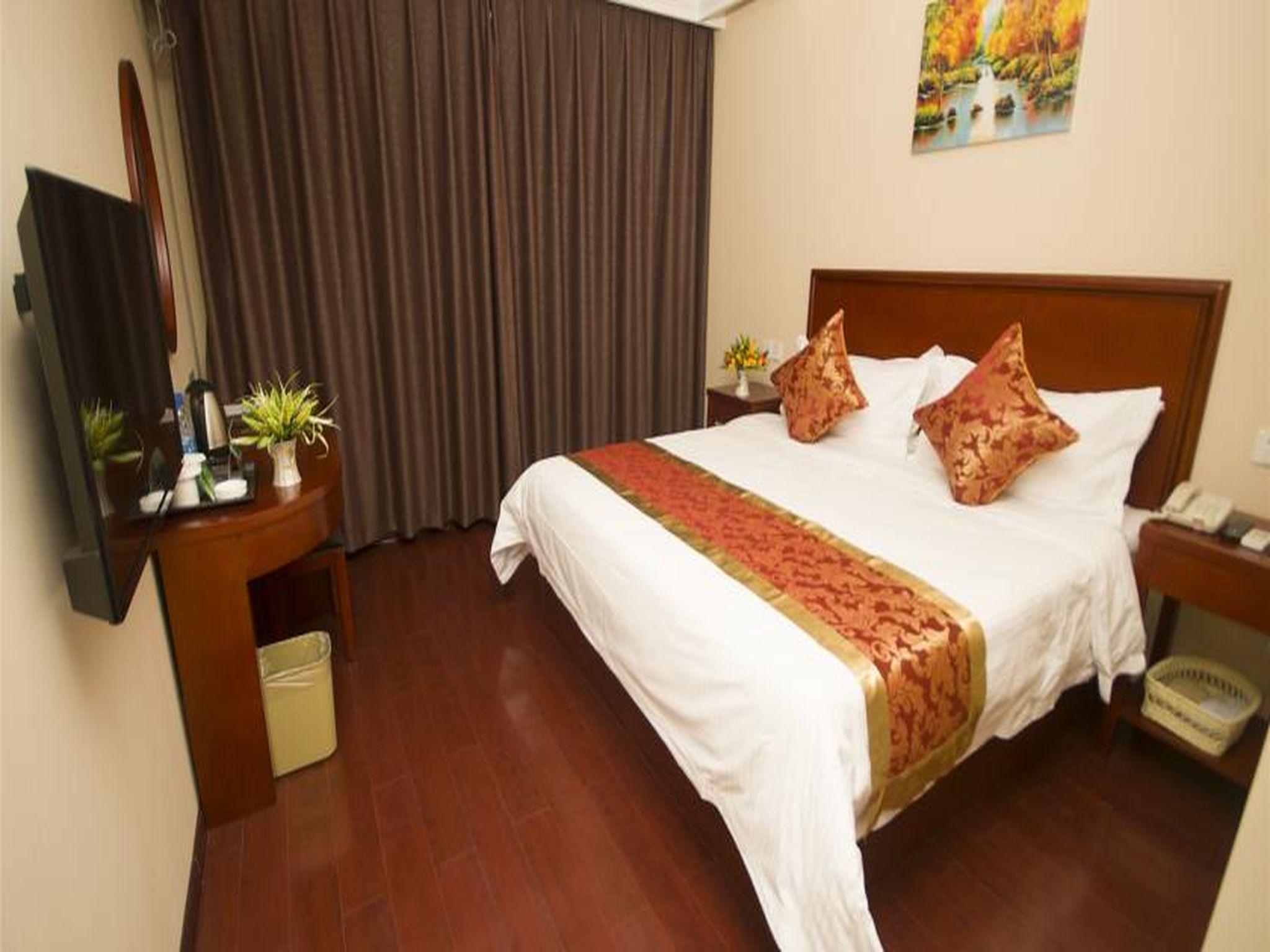 Greentree Inn Anhui Guangde Zhongyang Lecheng Business Hotel Exterior foto