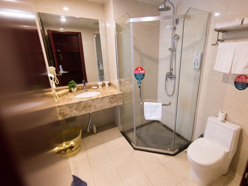 Greentree Inn Anhui Guangde Zhongyang Lecheng Business Hotel Exterior foto