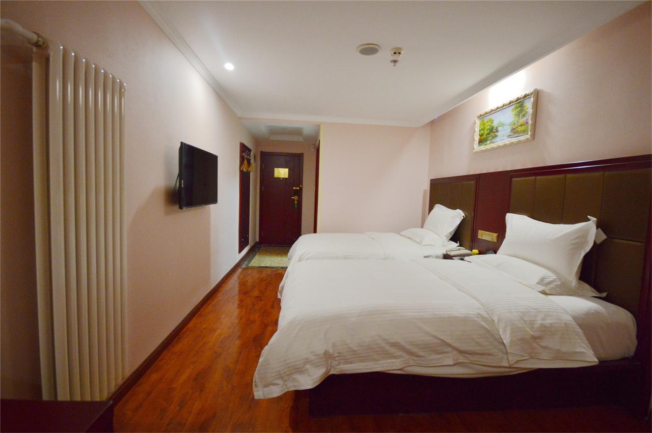 Greentree Inn Anhui Guangde Zhongyang Lecheng Business Hotel Exterior foto