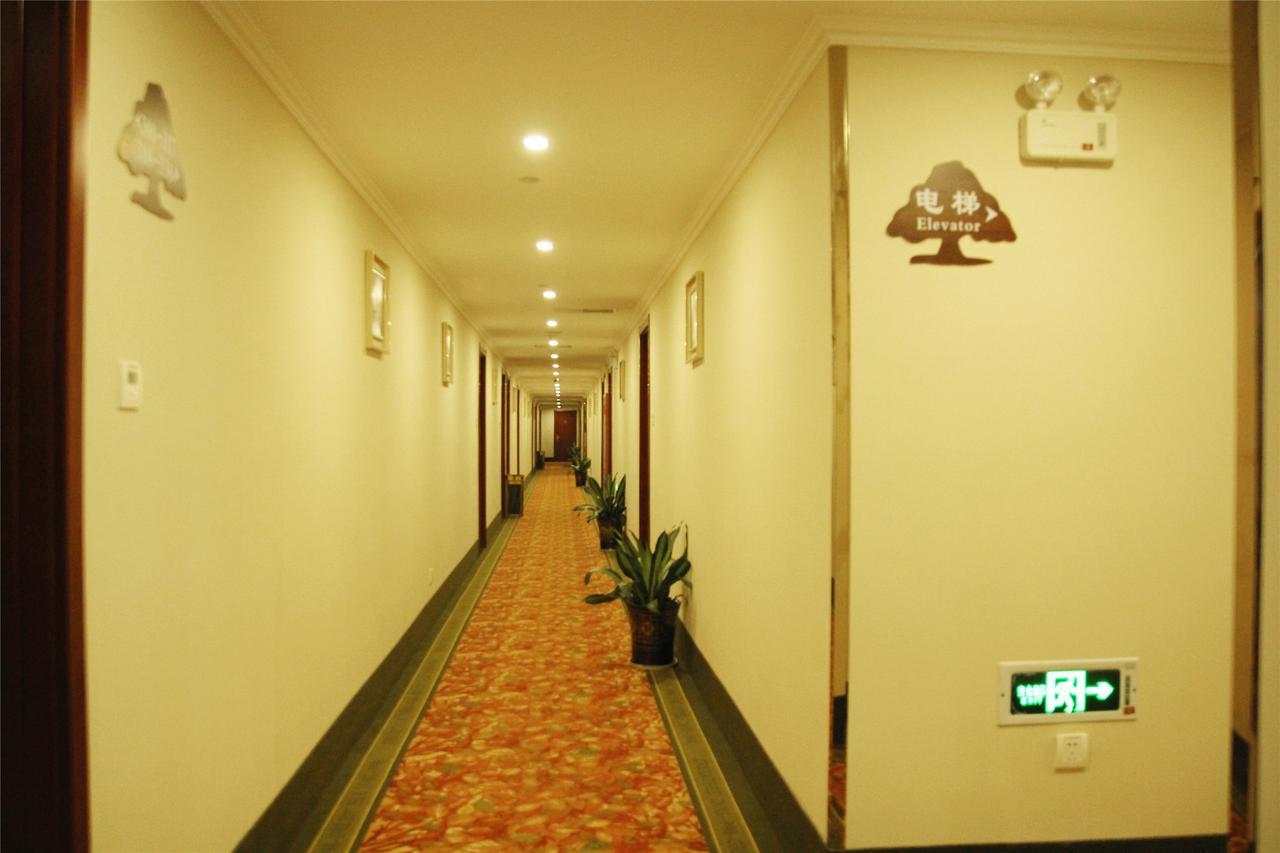 Greentree Inn Anhui Guangde Zhongyang Lecheng Business Hotel Exterior foto